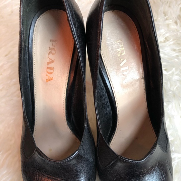 Peep Toe Prada Pumps - Picture 5 of 6
